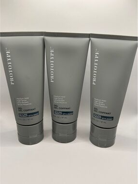 Prototype Medium Hold High Shine Ultra Hold Hair Styling Gel 3 Pack
